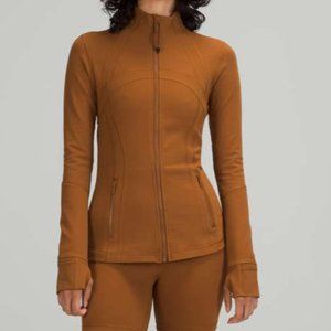LULULEMON DEFINE JACKET IN COPPER BROWN SIZE 0